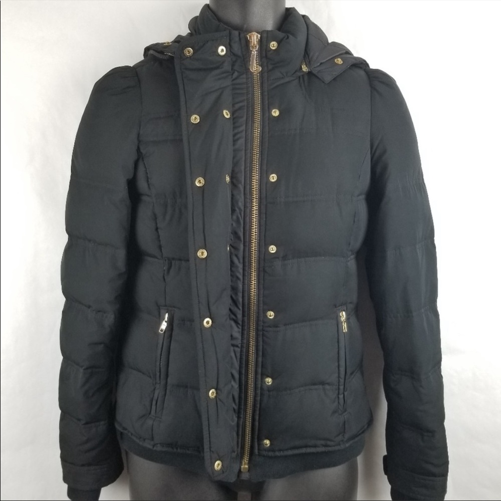 JUICY COUTURE black winter puffer jacket, size S
